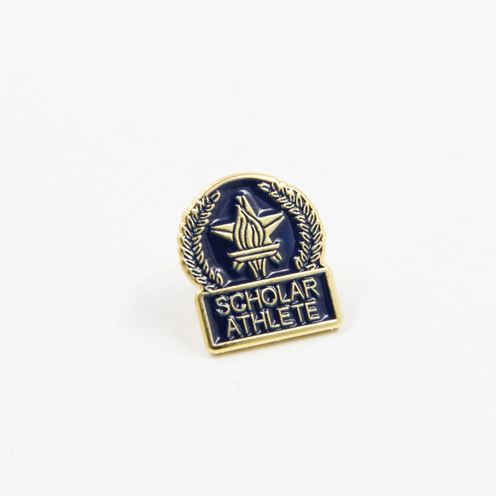 Customised Black Enamel Lapel Pin Brass Metal Badge Making