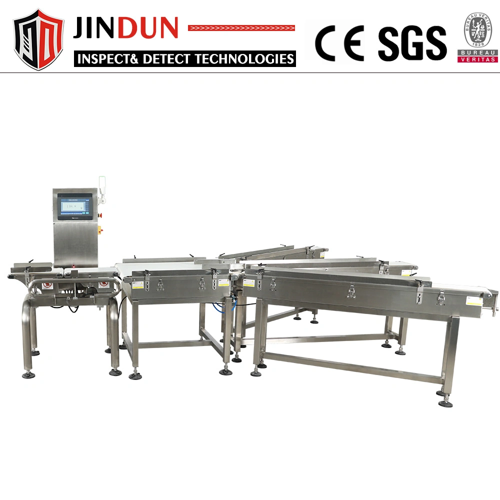 High Acurrate Conveyor Belt Fruit Fish Weighing and Grading Machine