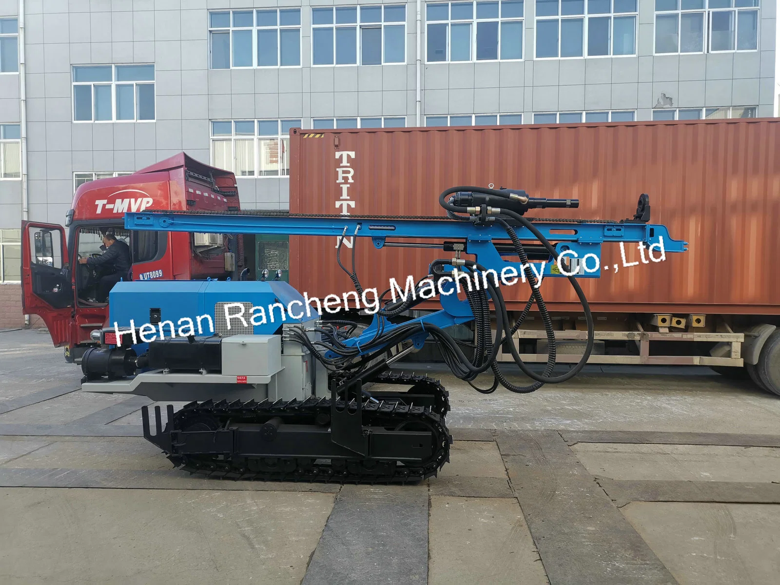 Alimentación Rancheng RC140s equipo de perforación DTH de aire del sistema hidráulico de elevación hidráulica/aburrido de la máquina de la plataforma de extracción de mineral/orificio de limpieza criogénica de plataforma de perforación, el precio de la máquina