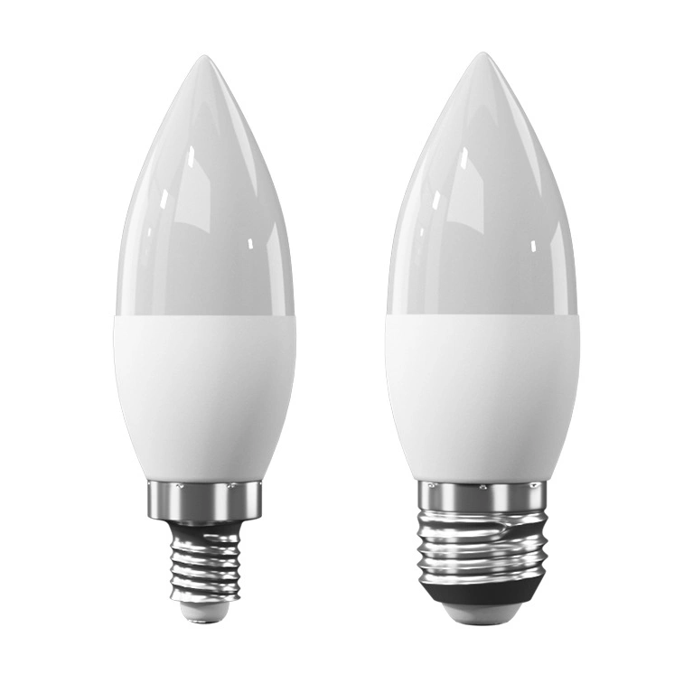 Bougie ampoule C37 3W 4W 5W 6W 7W 8W E14 E27 Lampe à LED