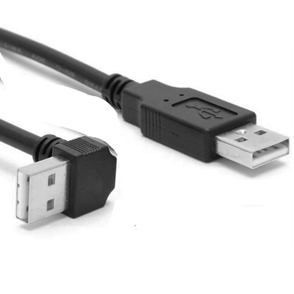 Left/Right/up/Down Angle USB a Male Data Cable for Computers