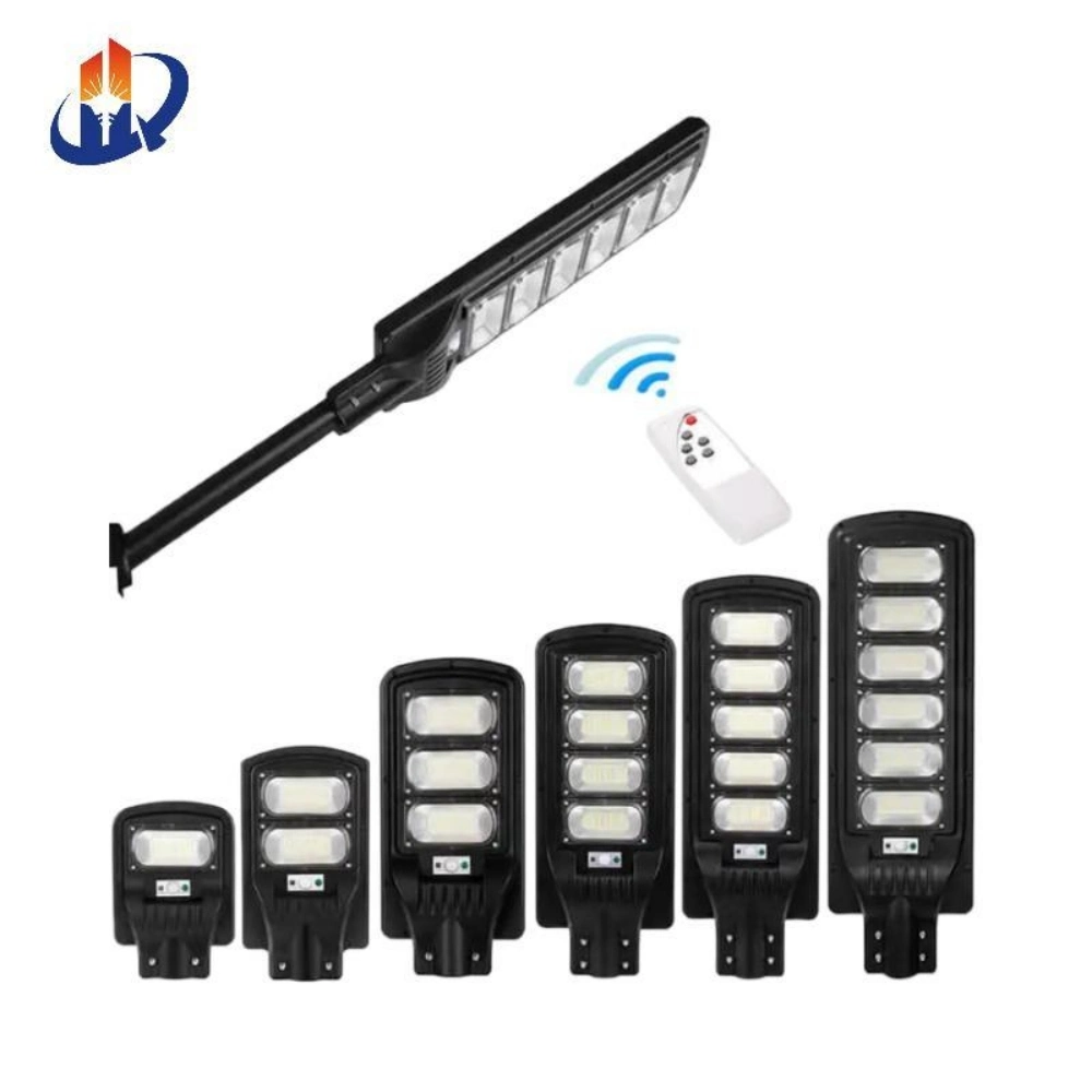 IP66 sensor de movimiento resistente al agua 30W 60W 90W LED solar exterior Luz de calle