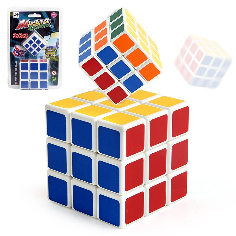 Factory Directly 3X3 Magic Cubes Kids Fidget Toy Stickerless 3 Layers Speed Magic Cube