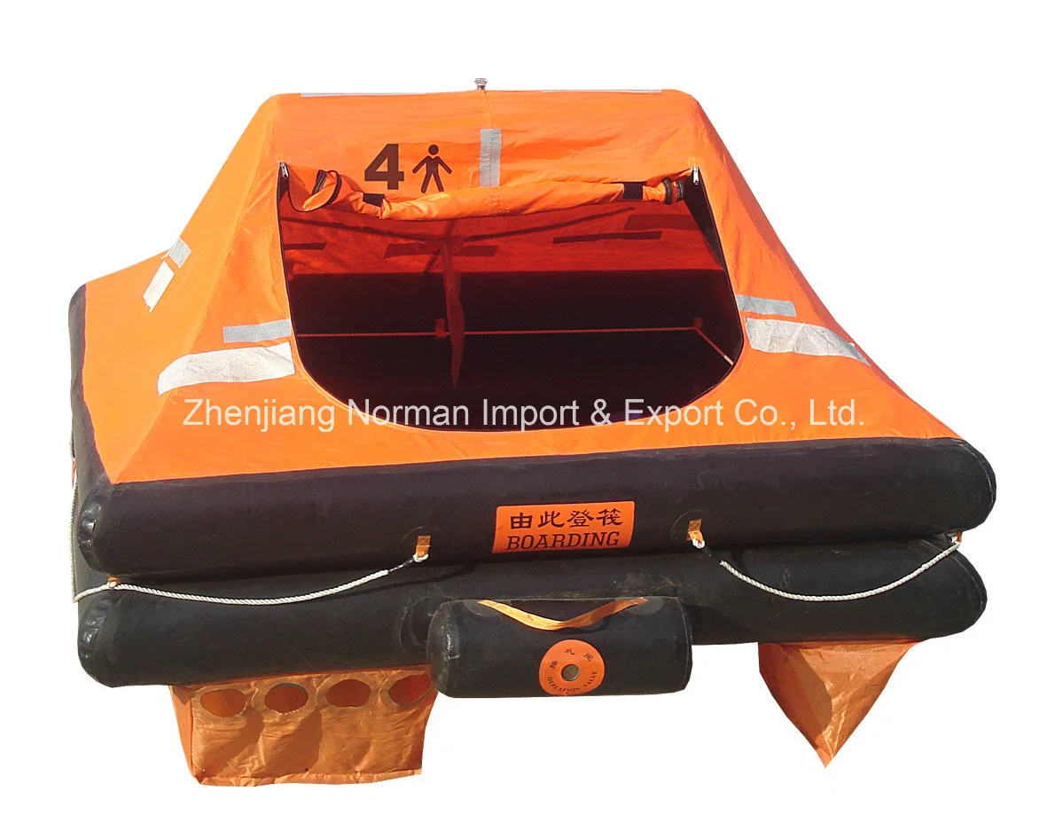 4 Person Drop Type and Inflatable Type Yacht Life Raft