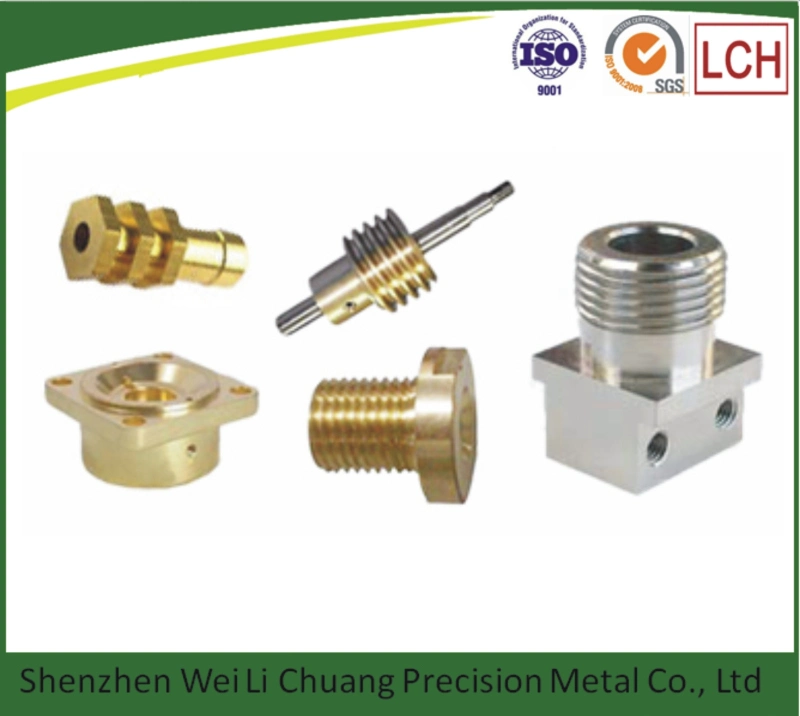 CNC Machining Automatic Lathe Parts Custom Made Brass Aluminum Metal Hardware Fittings