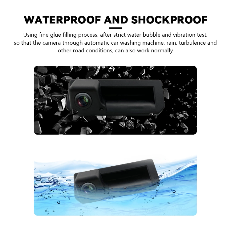 Wemaer OEM ODM Reversing Camera Car Accessories Waterproof Night Vision 170 Wide Angle Mini Ahd Car Camera for Audi VW Porsche