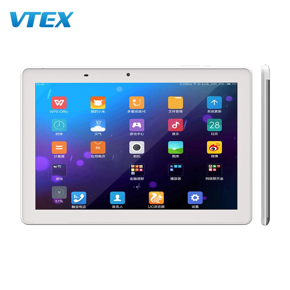 Comercio al por mayor de 10.1 pulgadas WiFi Android 10 puntos Touch Tablet PC Tablet 4G LTE SIM