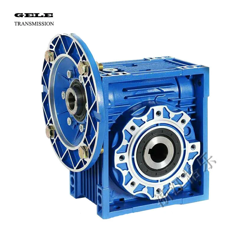 Carbonize &Quencher Heat Treatment Worm Gear Box with IEC Motor Flange