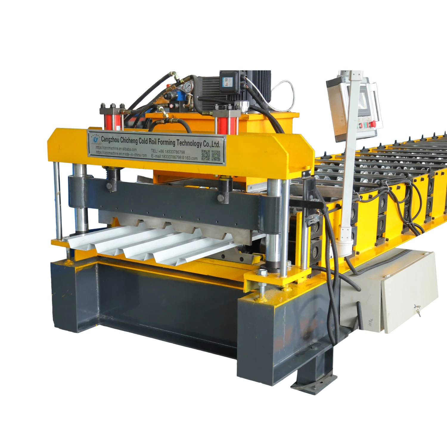 Zimbabwe South Africa Ibr Roof Panel Roofing Sheet Roll Forming Machine