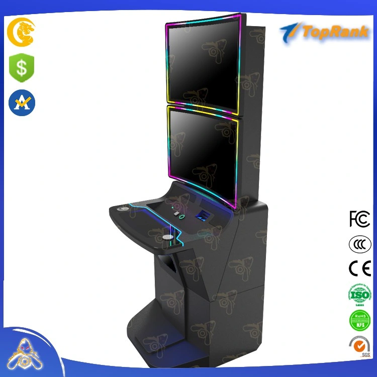 2023 New Design Coin Operated Amuusement Double Touch Screen Gambling Machine Casino Slot Games Kraken Unleashed-Dual Screen