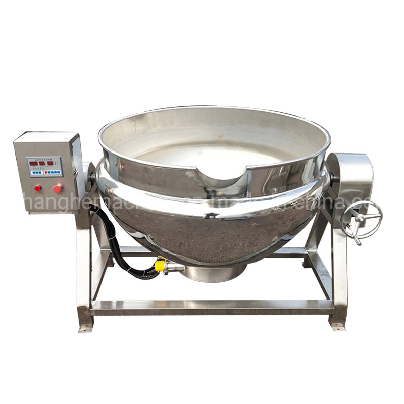 Stainless Steel Gas Heating Jacketed Kettle Mixing Tank