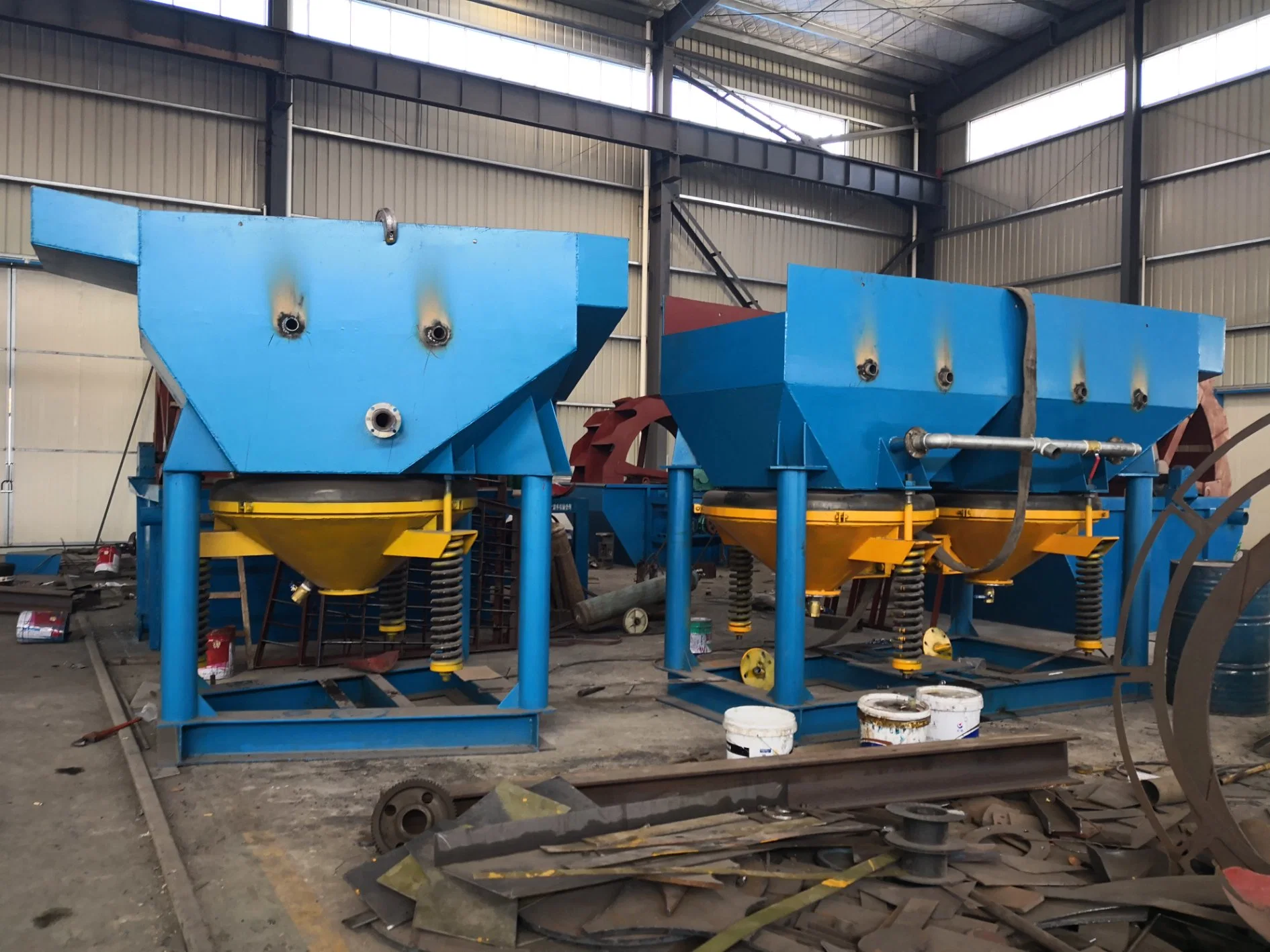 Mineralverarbeitungsanlage Gold Jigging Concentrator Mining Separator Jig Maschine