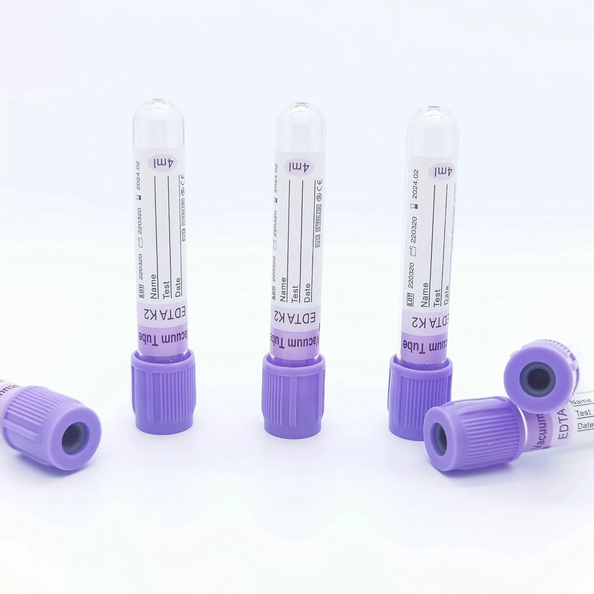 EDTA K2 Blood Collection Tube Best Quality Hot Selling 4ml