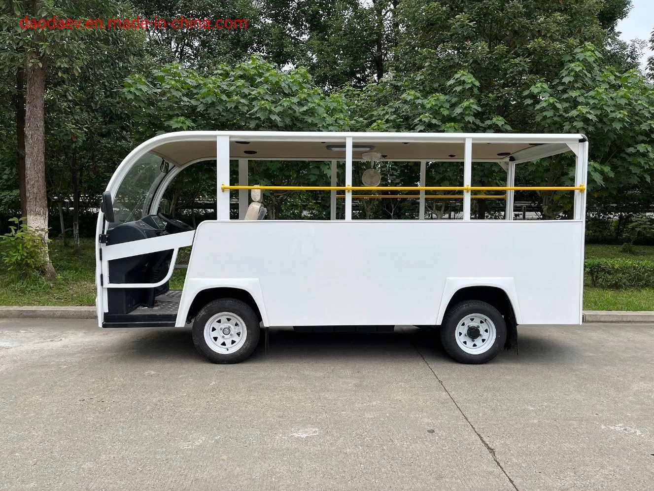 pour les Philippines 450 km Longue Autonomie 153,6V620ah 95,2 kWh Batterie Lithium LFP 15 kW Moteur Super Charge 15 Places Bus de Visite Électrique Mini Bus Fb15