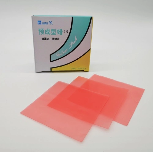 Red Denture Base Plate Wax