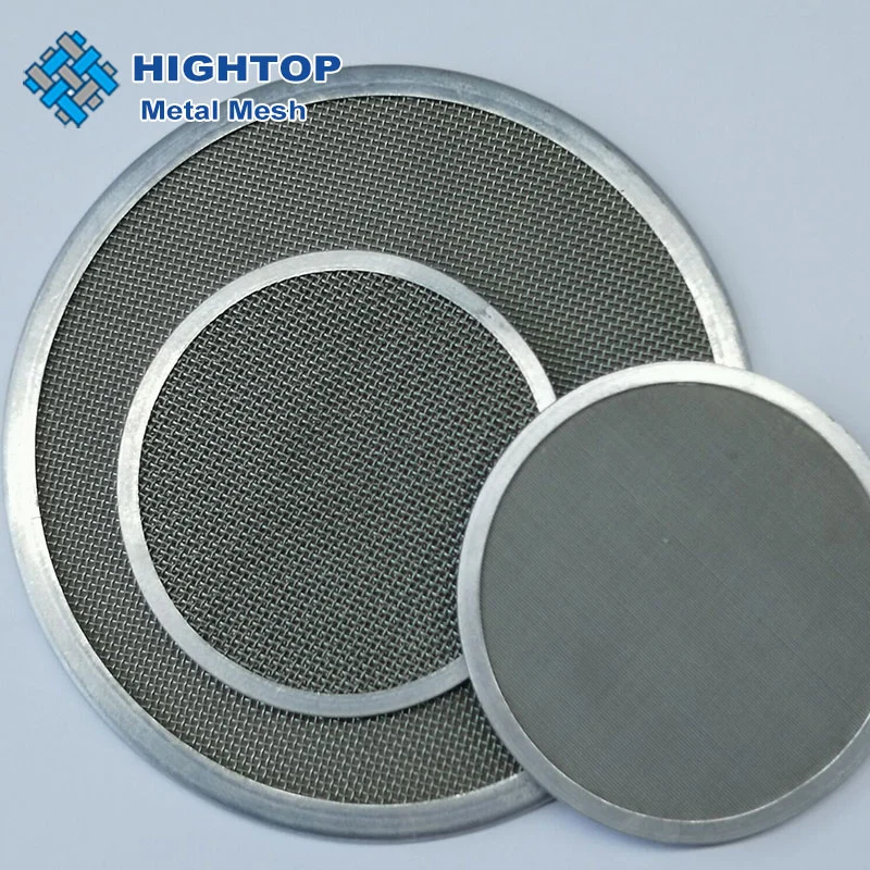 304 316 Stainless Steel Woven Wire Mesh Multi Layer Extruder Screen Filter Discs for Filtration