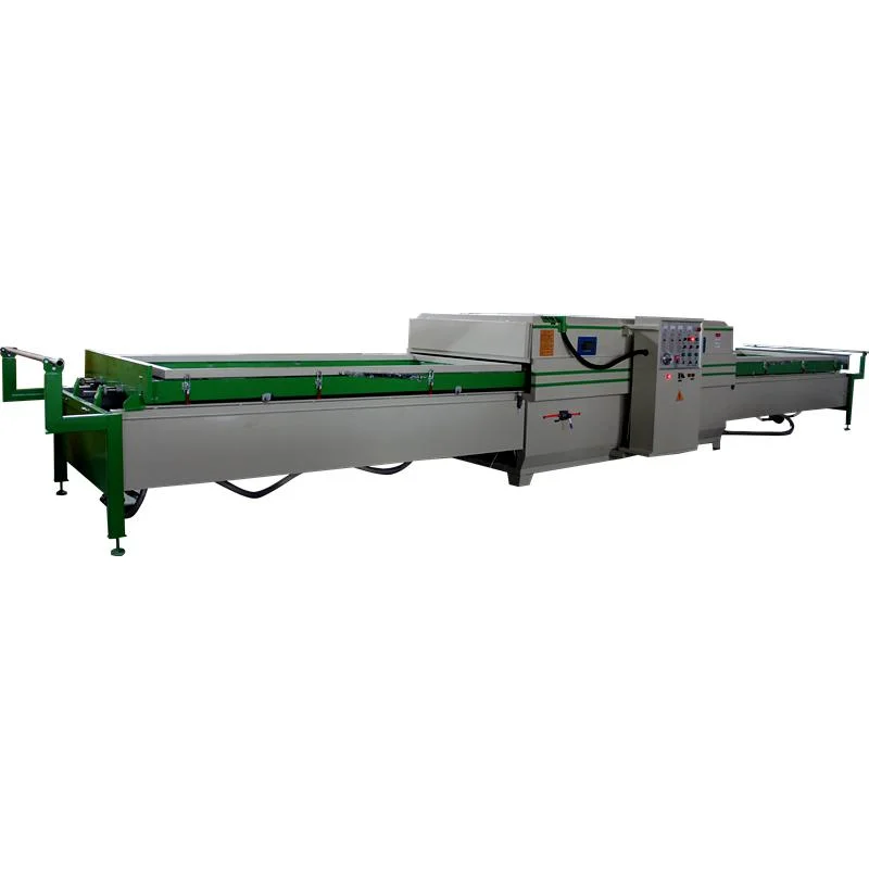 Full Automatic Double Position Vacuum Laminating Machine Will Cover All Kinds of PVC Film on Cabinet Doors, Sliding Doors, Cabinets, and Other Board Furniture