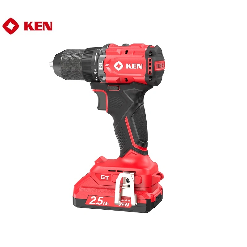 Ken 20V Cordless Drill, Electric Tool Drill 55n. M