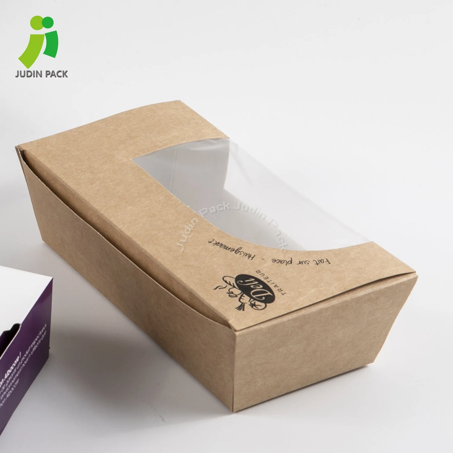 Wholesale/Supplier Custom Disposable Kraft Paper Packaging Take out Food Box