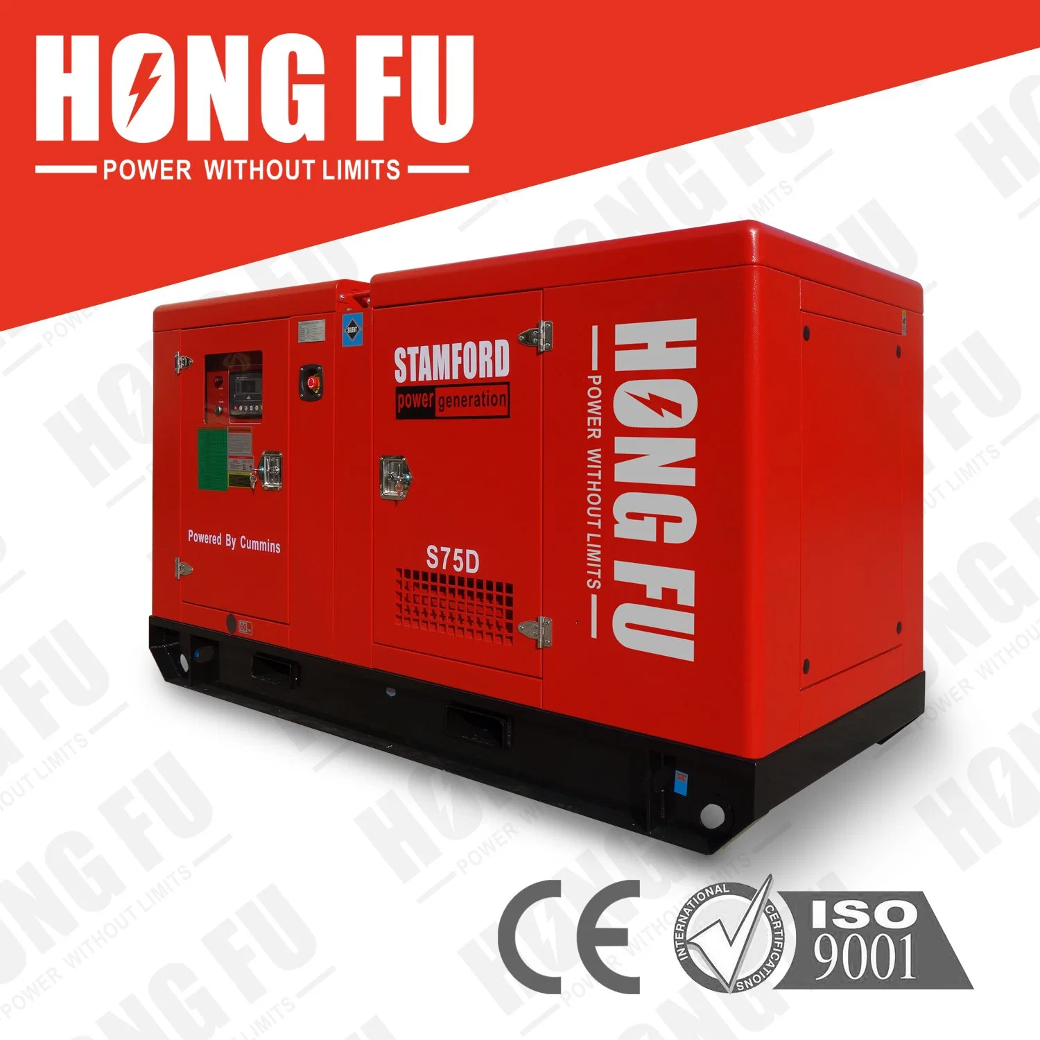 10kVA-2500kVA de combustible de bajo ruido menos Super Silencioso generador diésel con dosel con Fawde/Cummins/Perkins/Deutz/ Doosan/Yanmar/Balduino con motor Kubota/CE/ISO