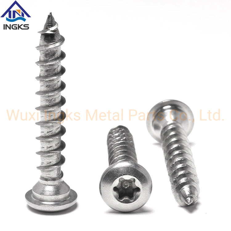 Customized Self Tapping Screw Torx Oval Head with Shoulder Security Screw for Metal