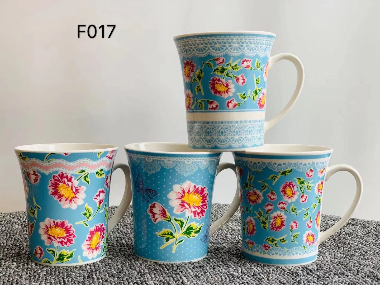 Promoción de la marca personalizada de logotipo personalizado de porcelana taza impresa