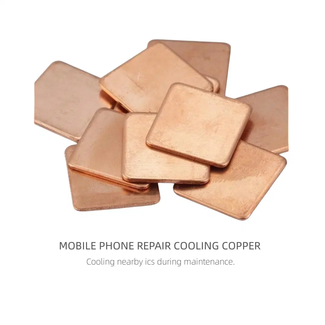 Teléfono Móvil Reparación portátil de gama alta disipador de calor de cobre ordenador de cobre Tarjeta gráfica disipador de calor de la hoja de cobre