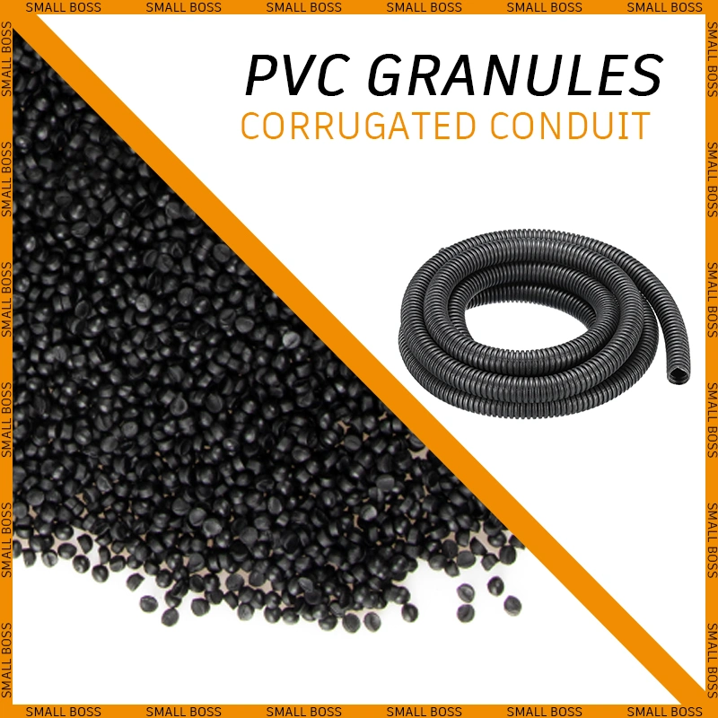 Soft PVC Granules Compound Anti-UV Plastic Pellets Cable Protection Duct