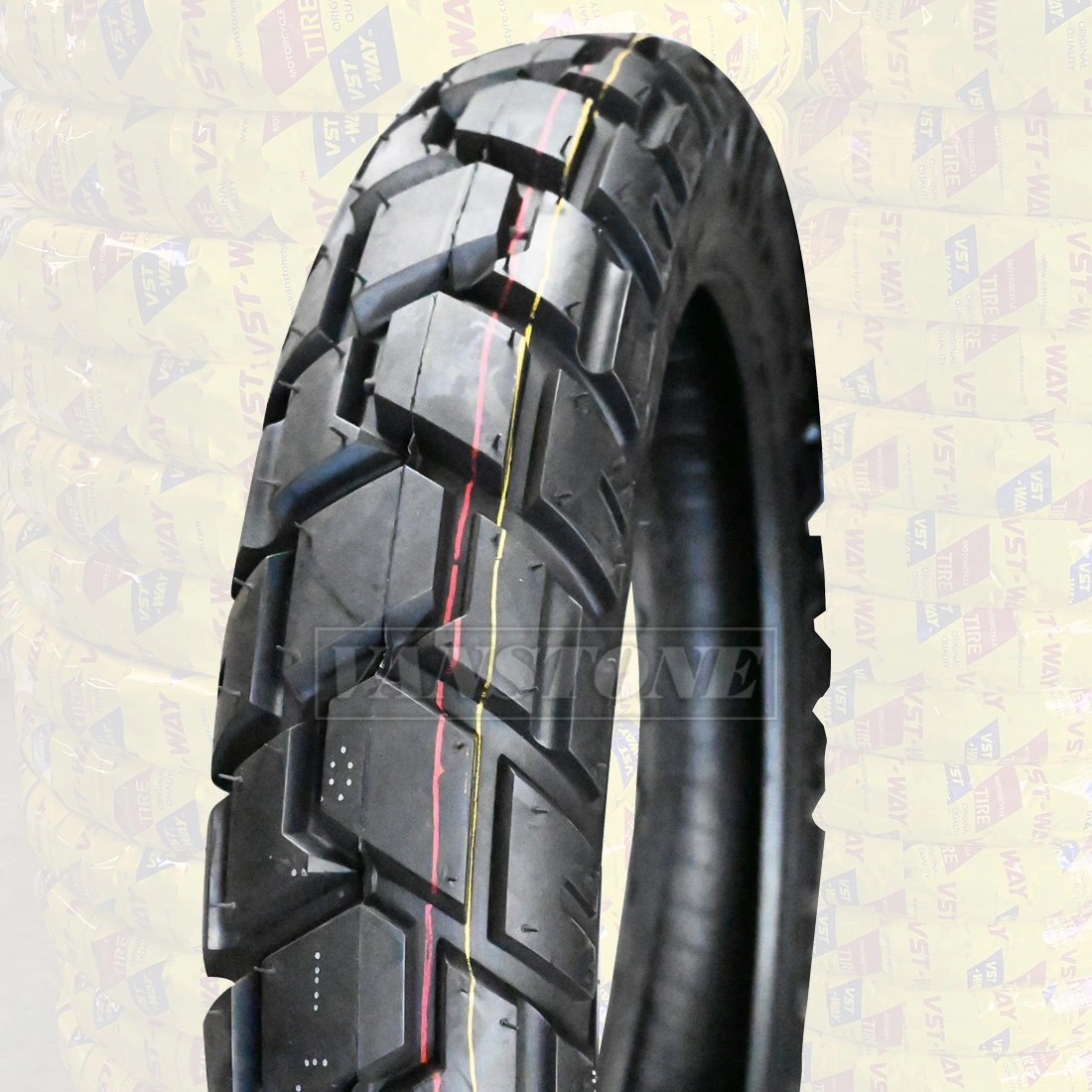 Vstway OEM أفضل جودة خارج الطريق مطاط الإطار Tubeless 4.10-18 إطار الدراجة البخارية