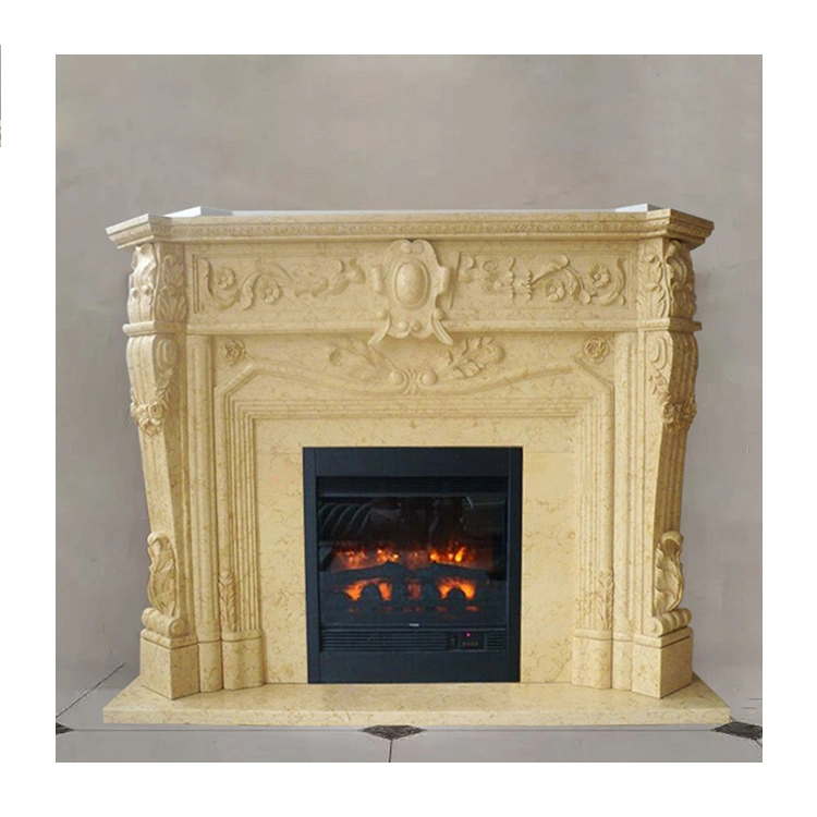 Chinese Factory Customized Marble Fireplace Frame