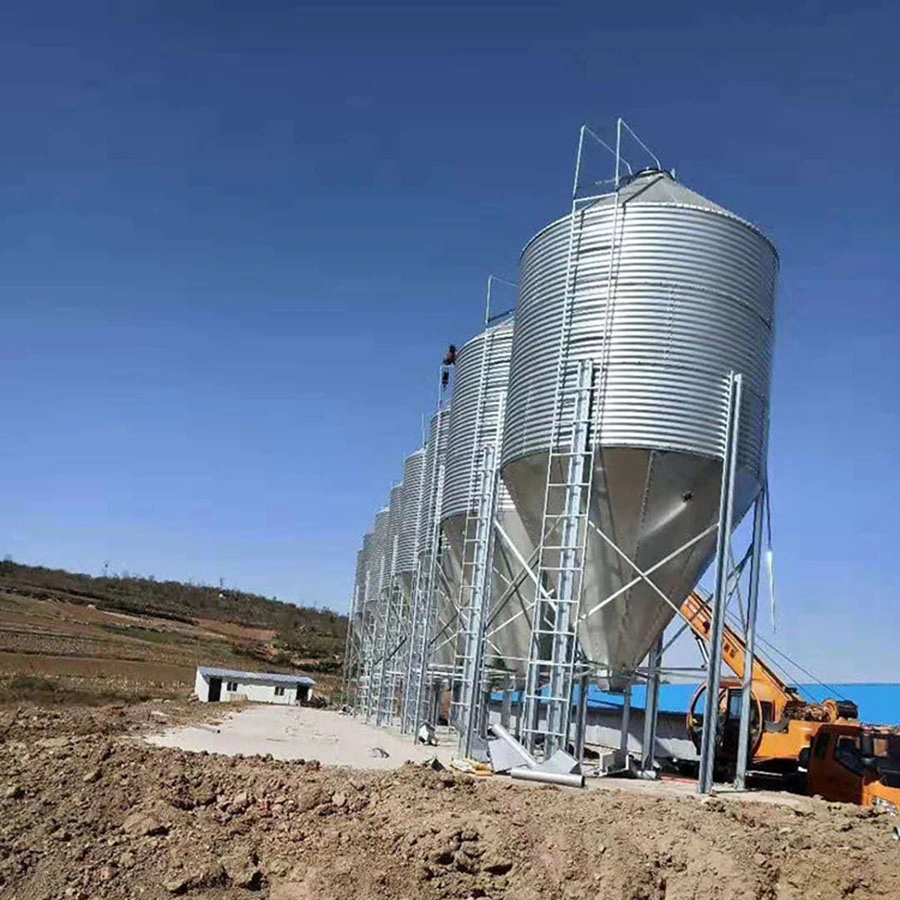 Hochwertige Best Price Getreide Lagerung Silo für Geflügel mit 3-30t