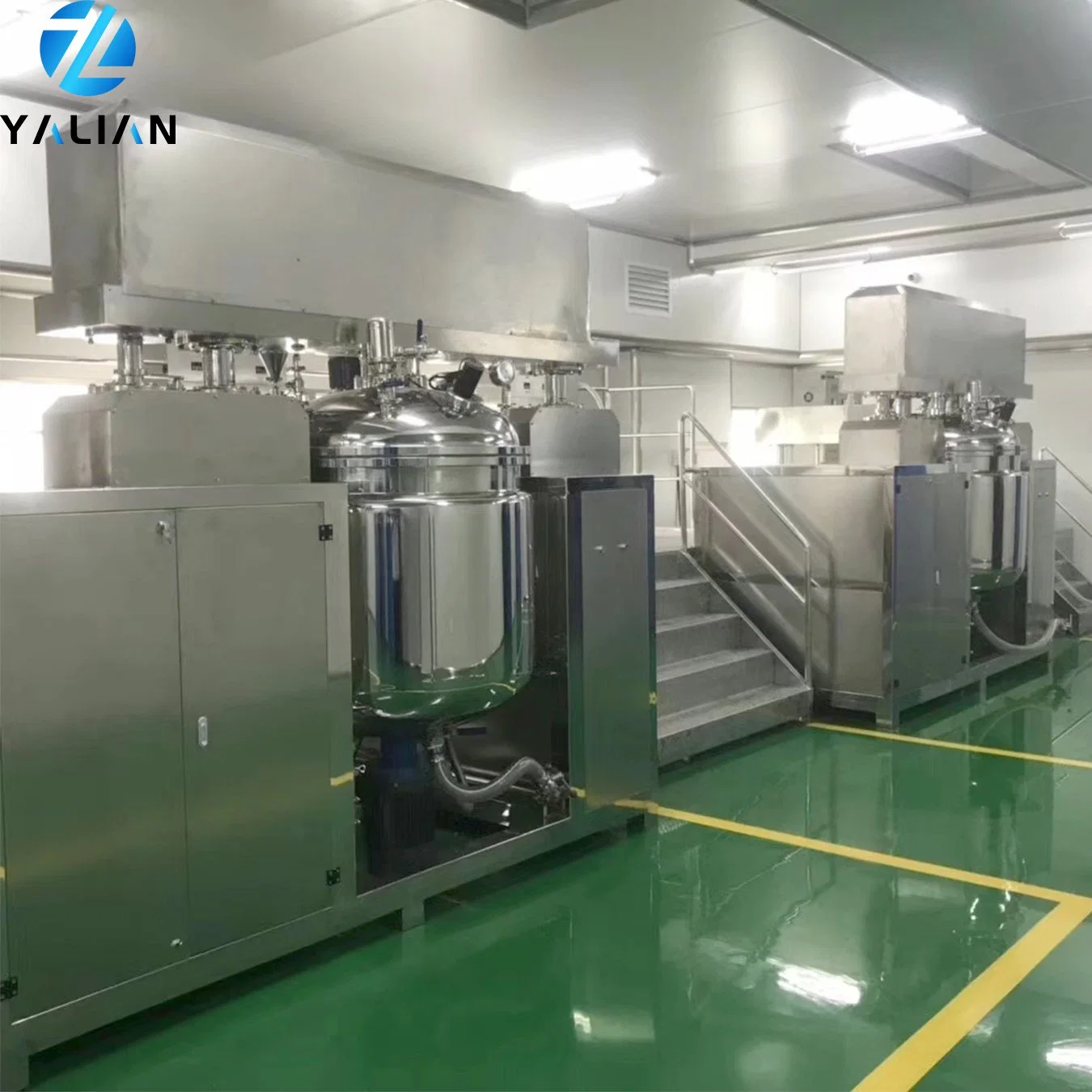 Stainless Steel Cream Mixing Tanks Cosmesitcs Making Machine Cosmetics Homogenizer Mixer