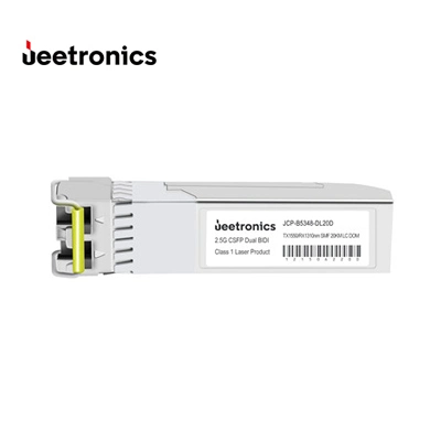 CSFP-Modul 155m/1,25G/2,5g Kompakter Bidi/WDM SFP-Transceiver 20km Tx1550/Rx1310nm