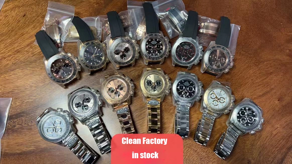 Super Clone Clean Noob Bt Factory High-Grade Watch 4130 mouvement Montre de chronographe Sport montre mécanique 904L acier inoxydable