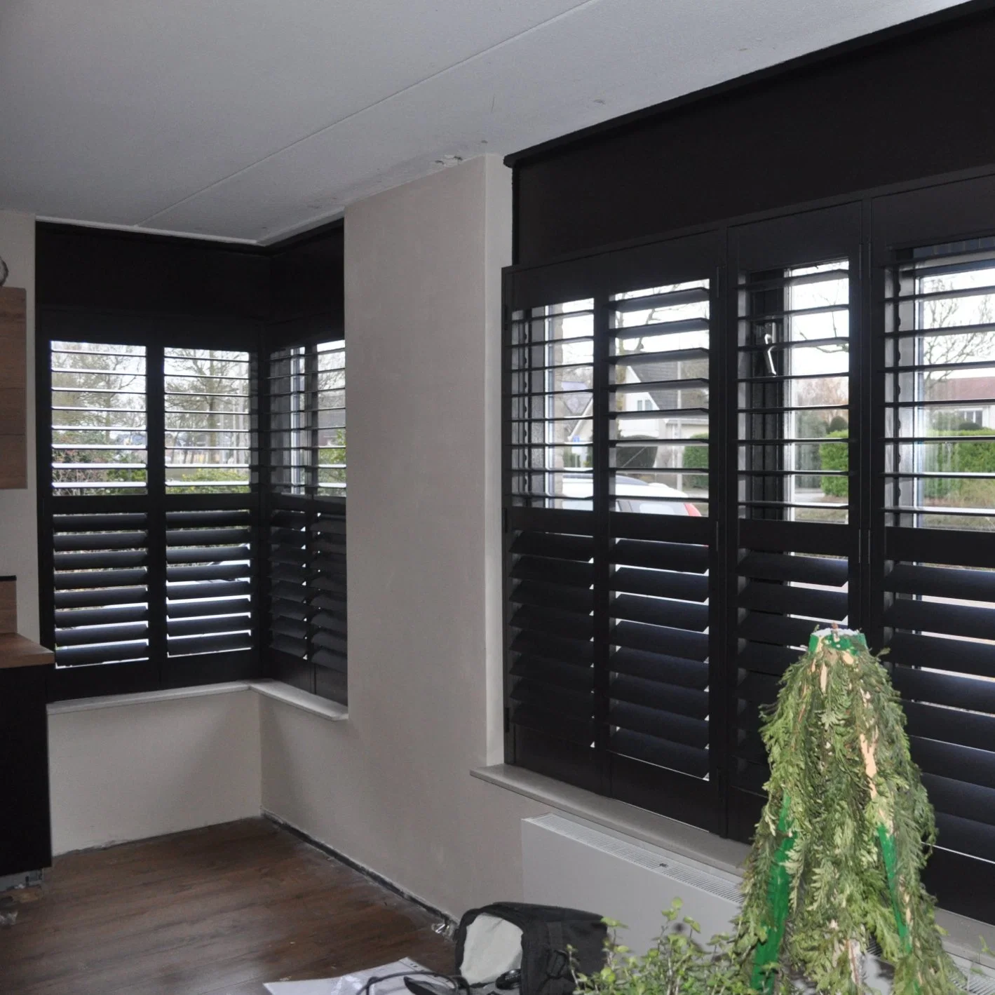 PVC Plantation Shutter Custom Size High Quality Poly Interior Shutter