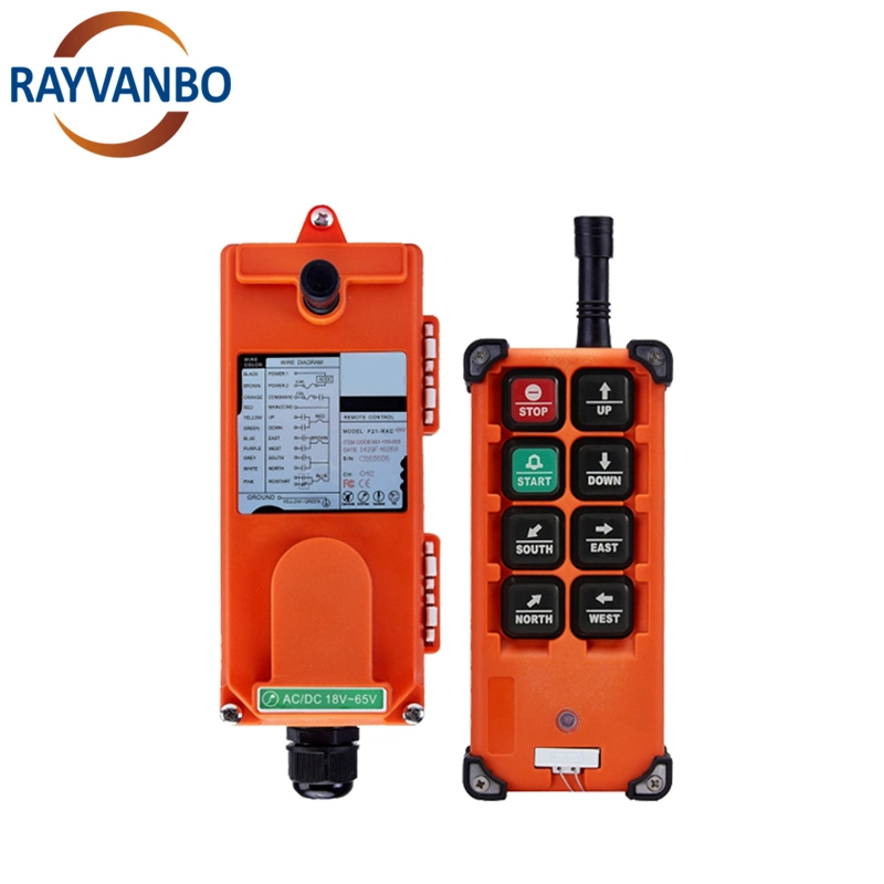 F21-E1b Industrial Control System Wireless Crane Hoist Telecrane Radio Remote Control