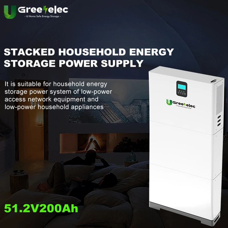 U-Greenelec Solar sistemas de almacenamiento de energía para el hogar 48V 50Ah 200AH100AH LiFePO4