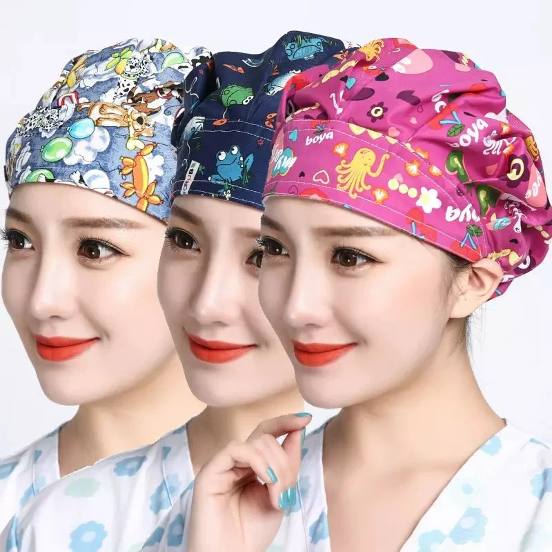 Charlottes unisexe bandeau élastique Turban pour les femmes avec des boutons