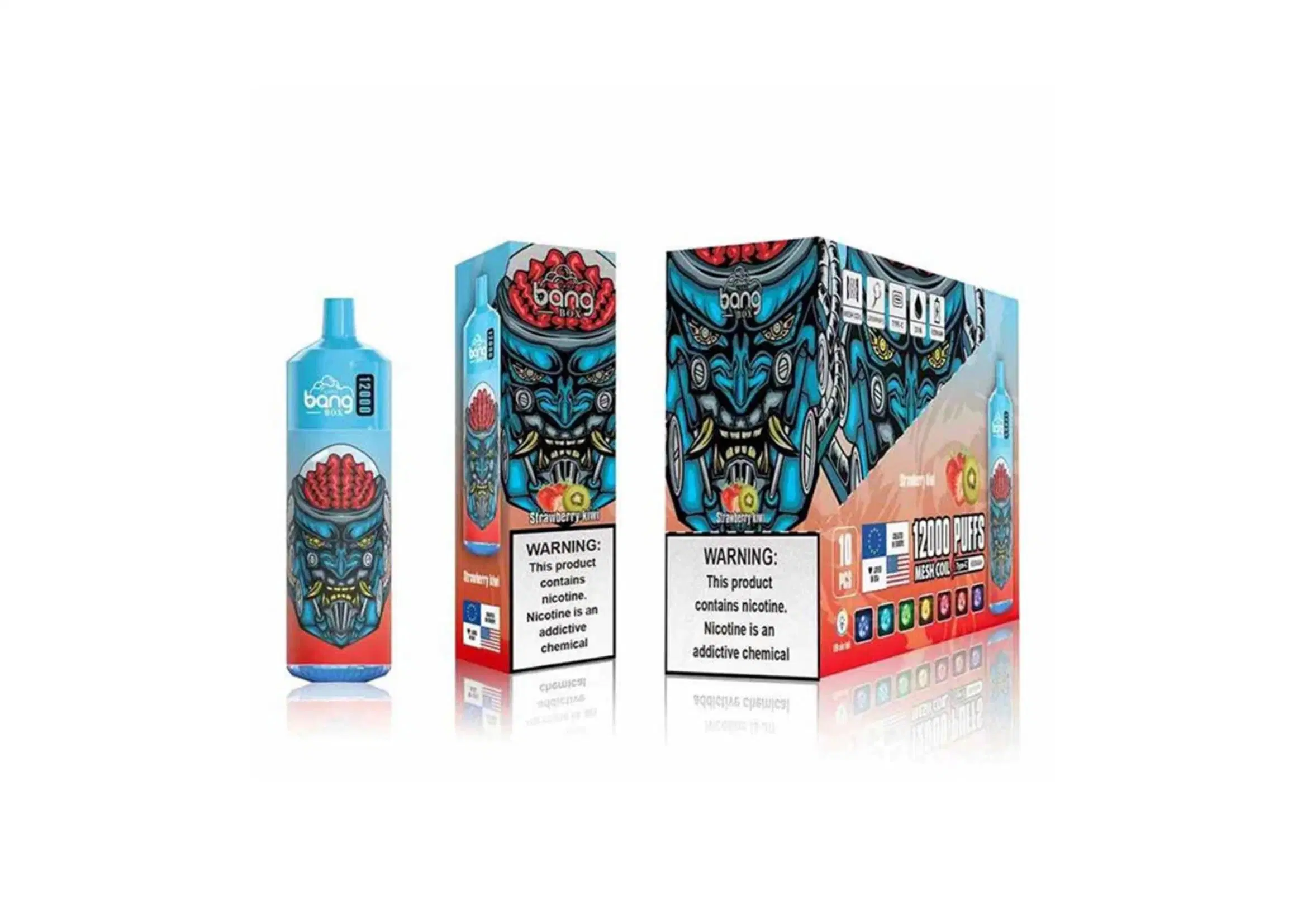 Fábrica Venta directa Bang Box Puffs 12K 23ml E Cigarette Lápiz VAPE desechable Vaper 12000