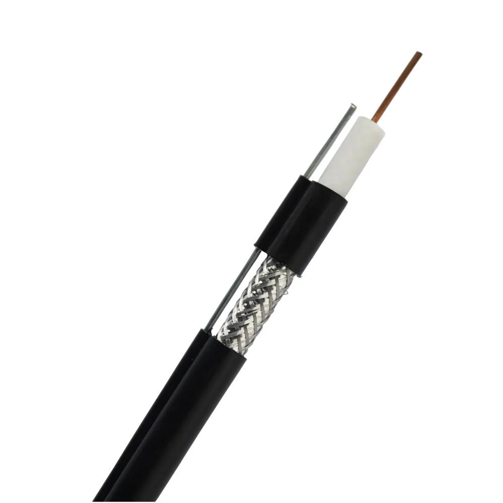 Rg11 Coaxial Cable+Steel Wire High quality/High cost performance  Communication Coaxial Cable Customization