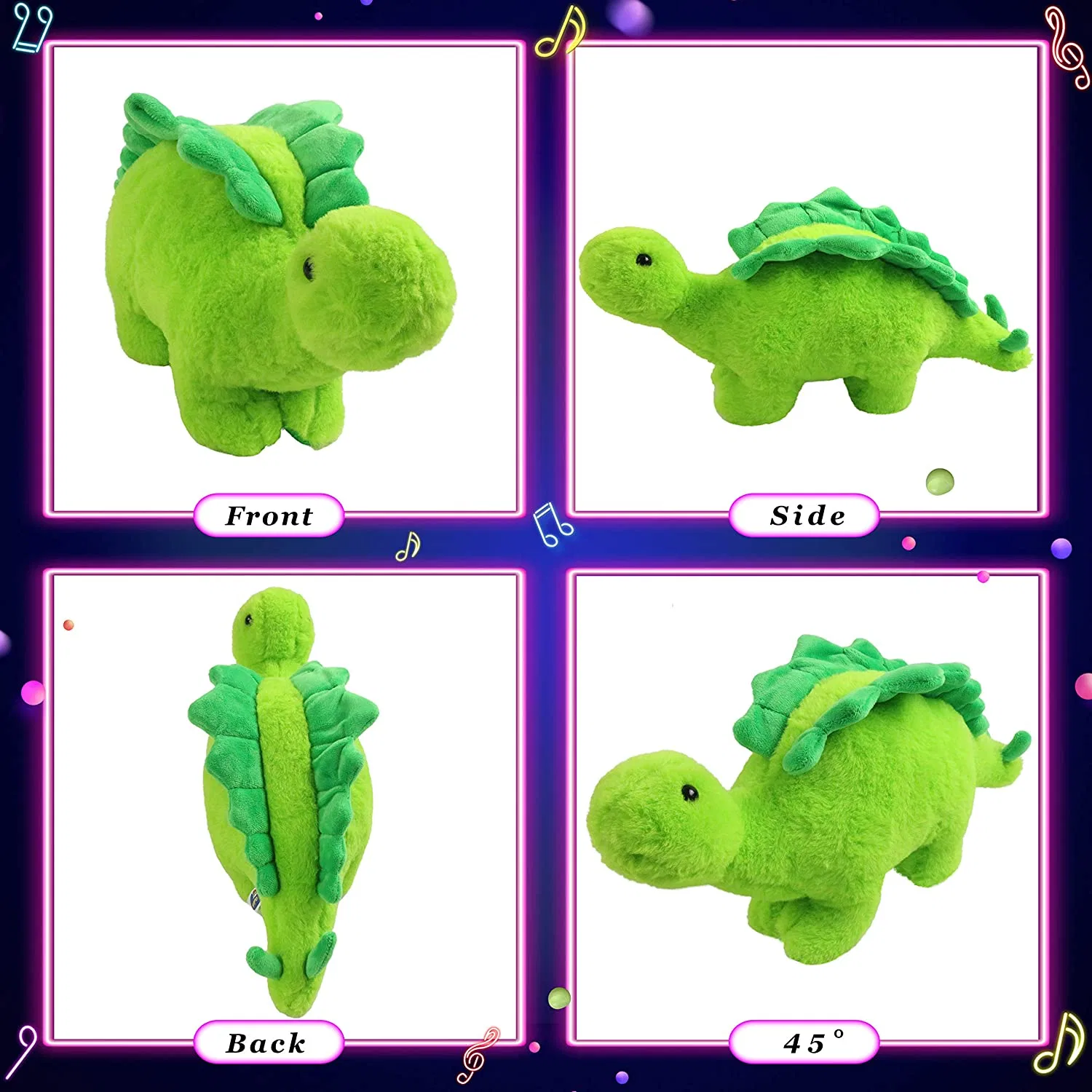 Baby Plush Toy LED Luz Tortuga durmiente rellena