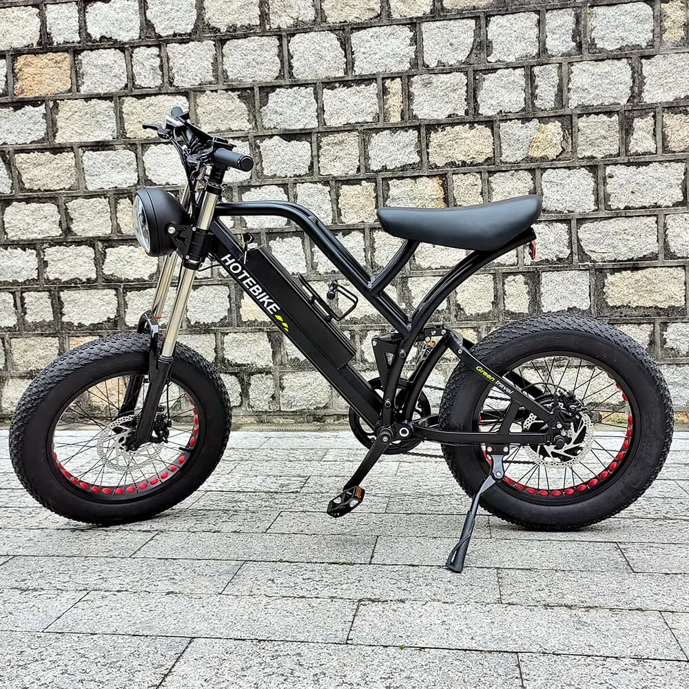 48V 10ah 13ah Power pas cher Full suspension Retro Vintage E Vélo Ebike Dirt Mountain Fat tire vélo électrique