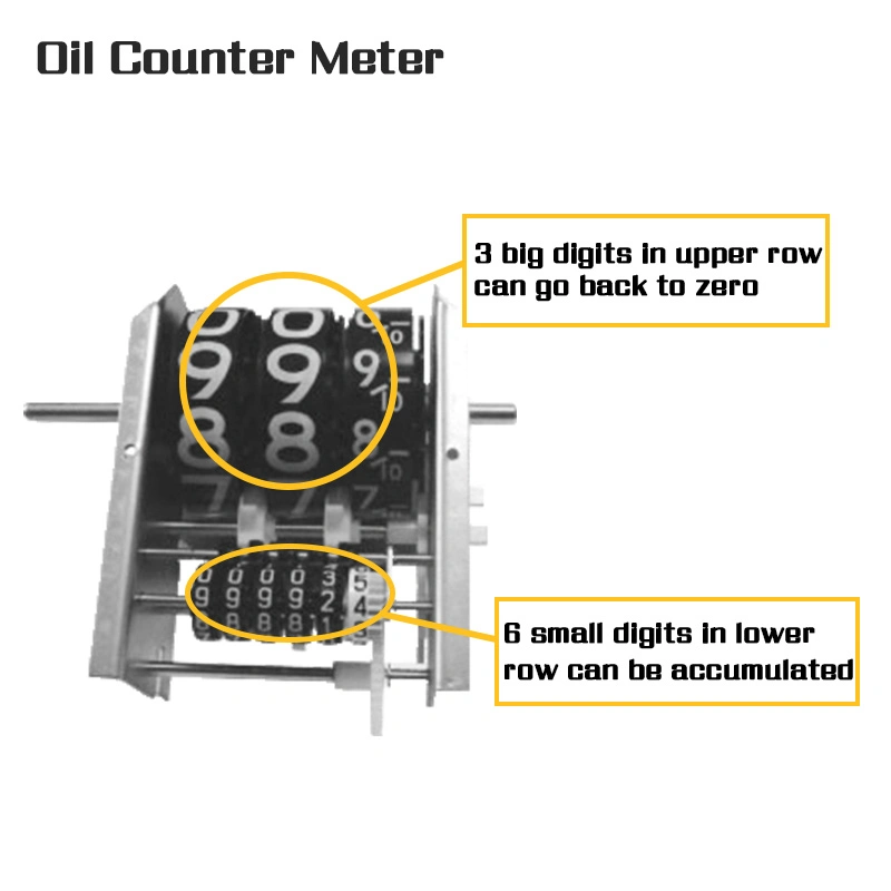 Q30b Gear Three Digital Fuel Meter Oil Counter Meter