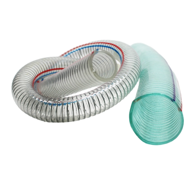 Flexible 3 Inch PVC Steel Wire Suction Hose for Water