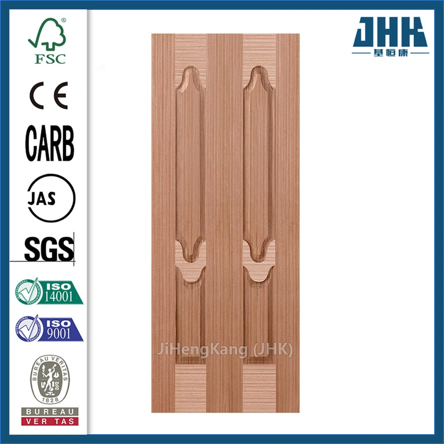 Jhk-020 Gurjan naturel en bois de placage de parement HDF Peau de porte