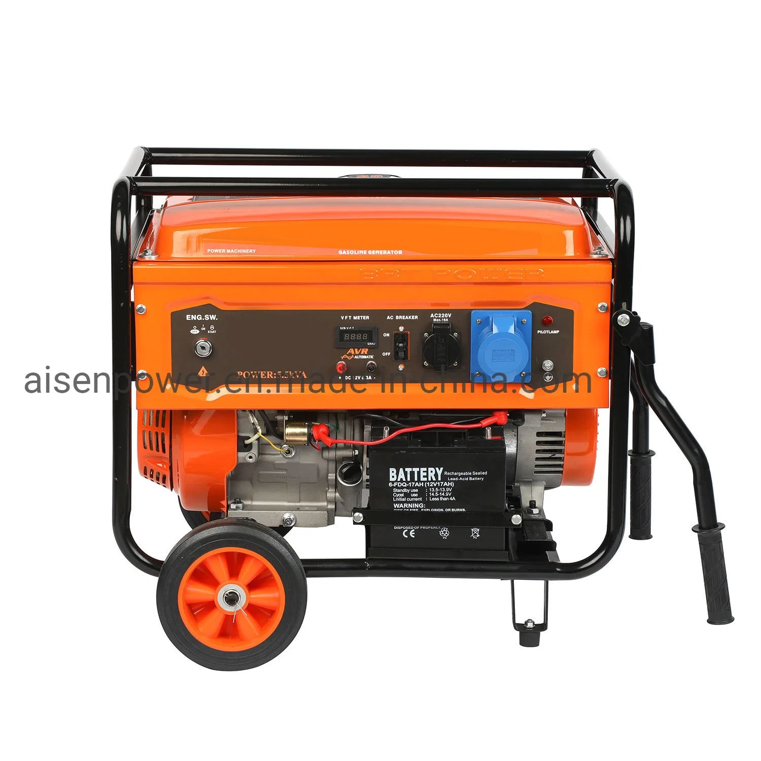 Aisen Power Lighting Generater Plant Power Gasoline Generator Set Exporters