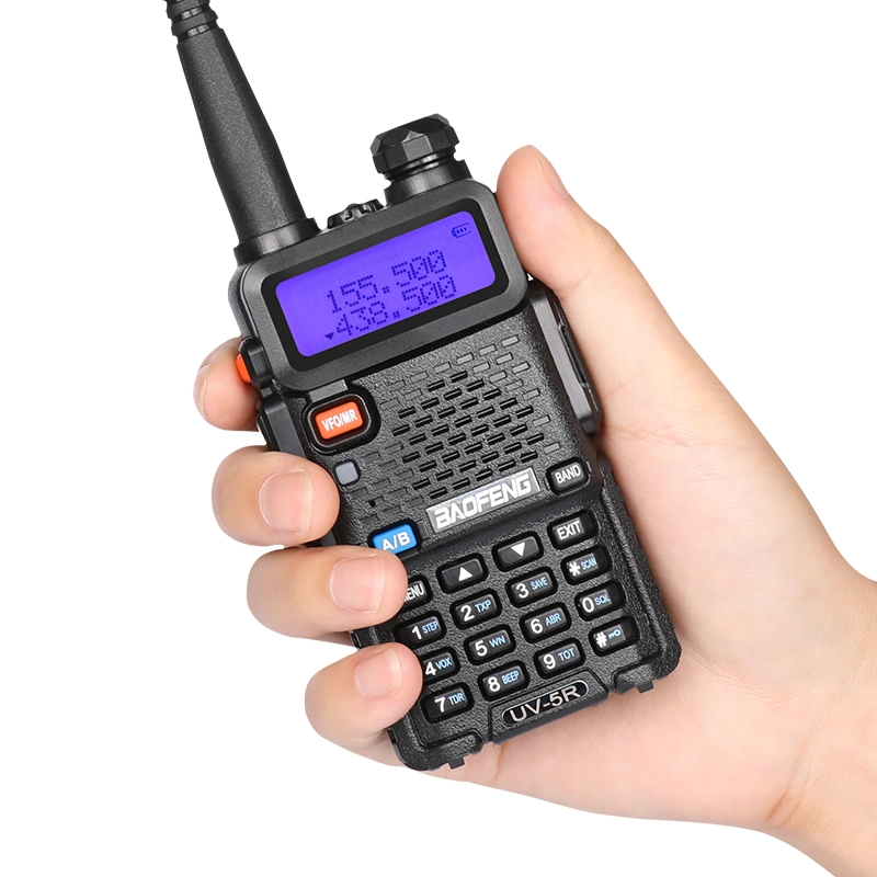 Dispositivo de bolsillo Woki Toki FCC, CE aprobada Walkie talkie de largo alcance de los rayos UV-5r5r desde Baofeng UV