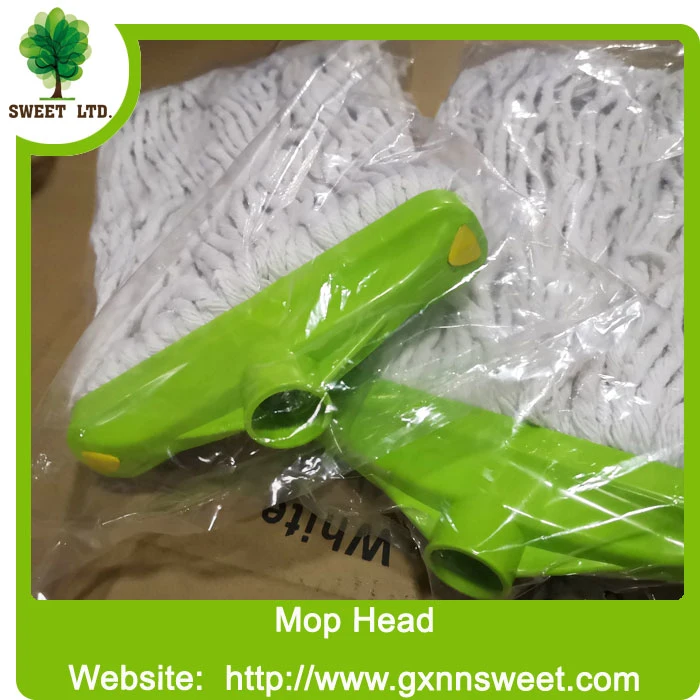 High Absorbent Plastic Sleeve Mops, Made From Cotton Fiber, Quality Wholesale/Supplier Supplier of Reusable Mops for Floor Cleaning