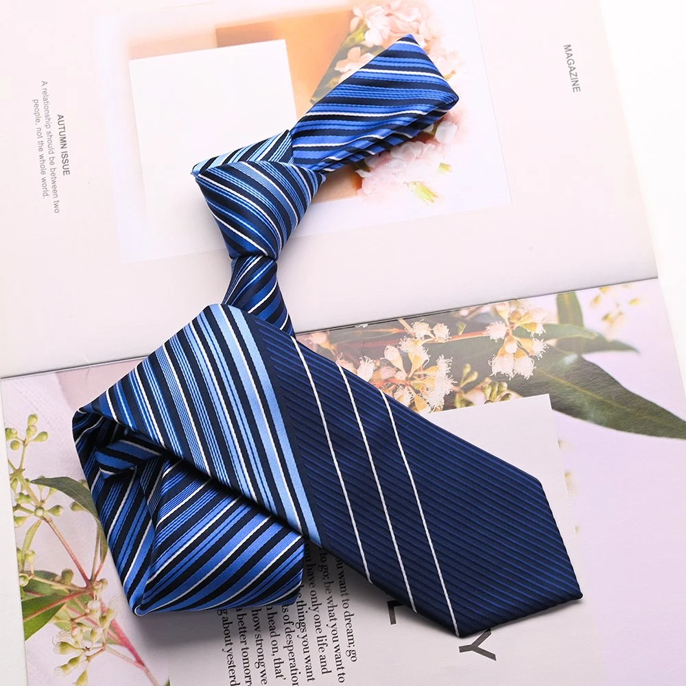 Custom Color Formal Horizontal Regimental Mens Striped Tie