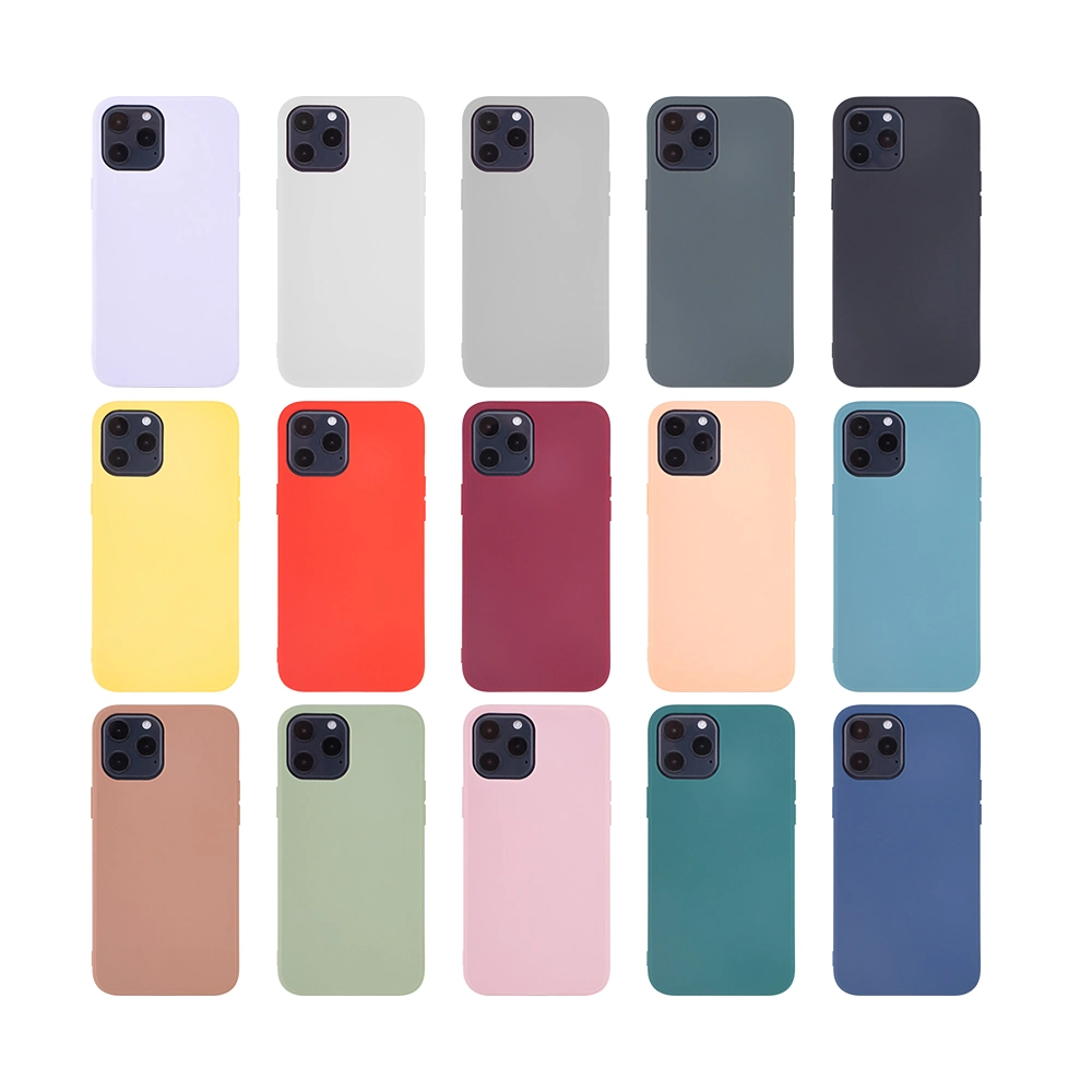 Wholesale High Quality Mobile Phone Silicone Case for iPhone Xr Xs Max Multiple Colors Soft Cover